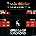 PREDIKSI HONGKONG LOTTO 26 DESEMBER 2024