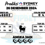 PREDIKSI SYDNEY LOTTO 26 DESEMBER 2024