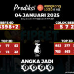 HONGKONG LOTTO 04 JANUARI