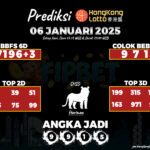 HONGKONG LOTTO 06 JANUARI