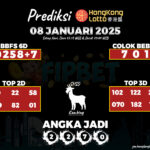 HONGKONG LOTTO 08 JANUARI