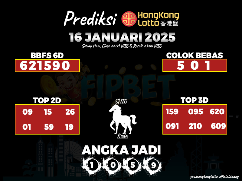 HONGKONG LOTTO 16 JANUARI