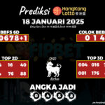 HONGKONG LOTTO 18 JANUARI