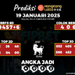 HONGKONG LOTTO 19 JANUARI