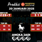 HONGKONG LOTTO 20 JANUARI