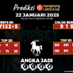 HONGKONG LOTTO 22 JANUARI