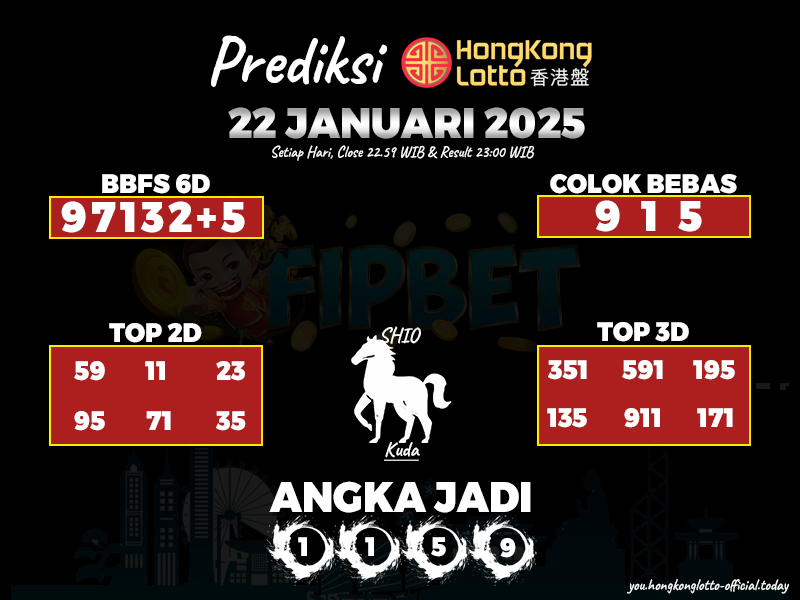 HONGKONG LOTTO 22 JANUARI