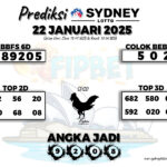 SYDNEY LOTTO 22 JANUARI