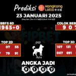 HONGKONG LOTTO 23 JANUARI