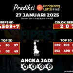 HONGKONG LOTTO 27 JANUARI