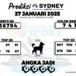 SYDNEY LOTTO 27 JANUARI