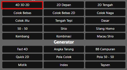 Cara pasang Togel 4D, 3D, 2D