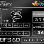 SYDNEY LOTTO 03 FEBRUARI