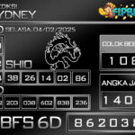 SYDNEY LOTTO 04 FEBRUARI