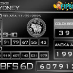 SYDNEY LOTTO 11 FEBRUARI