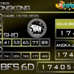 HONGKONG LOTTO 13 FEBRUARI