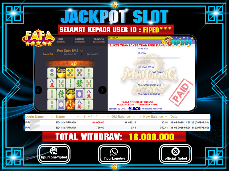 JACKPOT SLOT MAHJONGWAYS