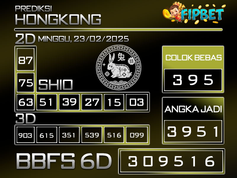 PREDIKSI HONGKONG LOTTO 23 FEBRUARI