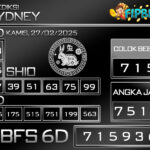 PREDIKSI SYDNEY LOTTO 27 FEBRUARI 2025