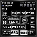 PREDIKSI SYDNEY LOTTO 01 MARET 2025