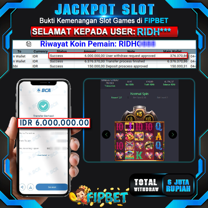 FIPBET JACKPOT SLOT WILD BANDITO: 04 MARET 2025