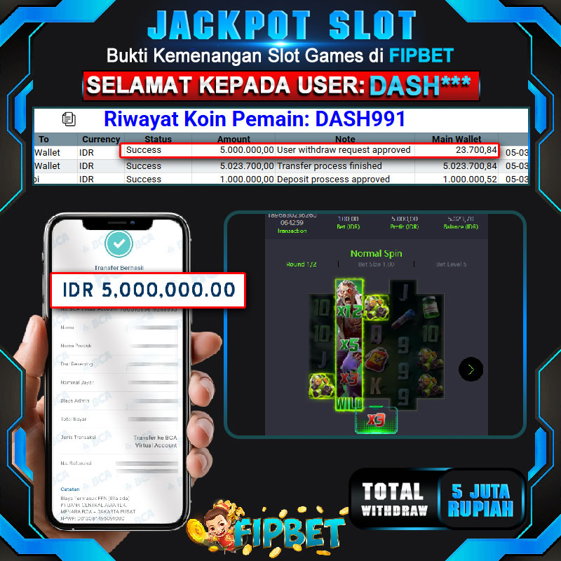 FIPBET JACKPOT SLOT GACOR ZOMBIE OUTBREAK 05 MARET 2025