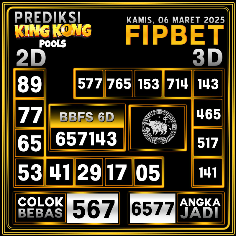 PREDIKSI KINGKONG POOLS 06 MARET 2025