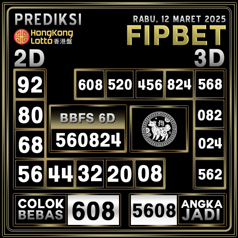 PREDIKSI HONGKONG LOTTO 12 MARET 2025